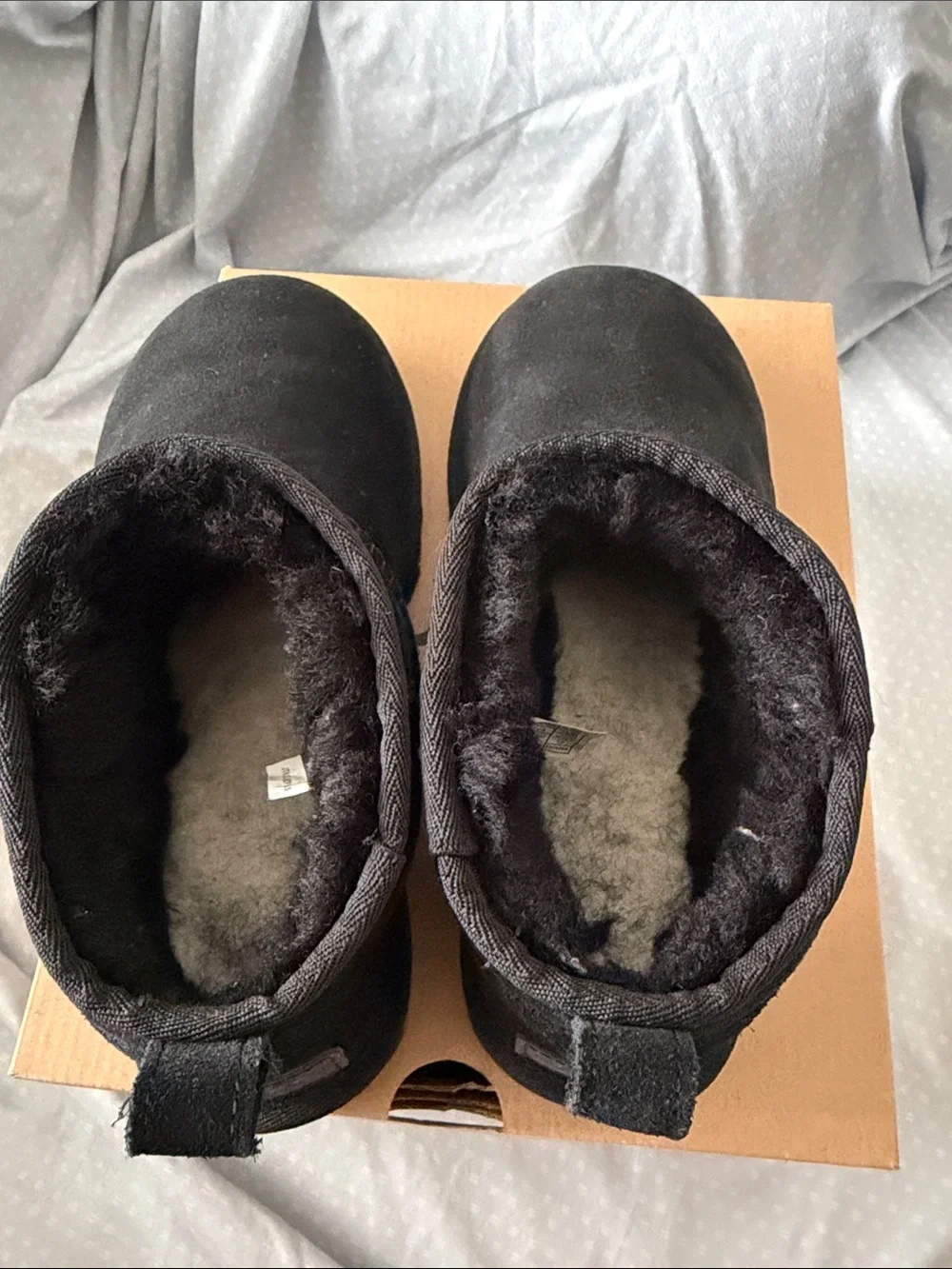 UGG Black Classic Ultra Mini Boots